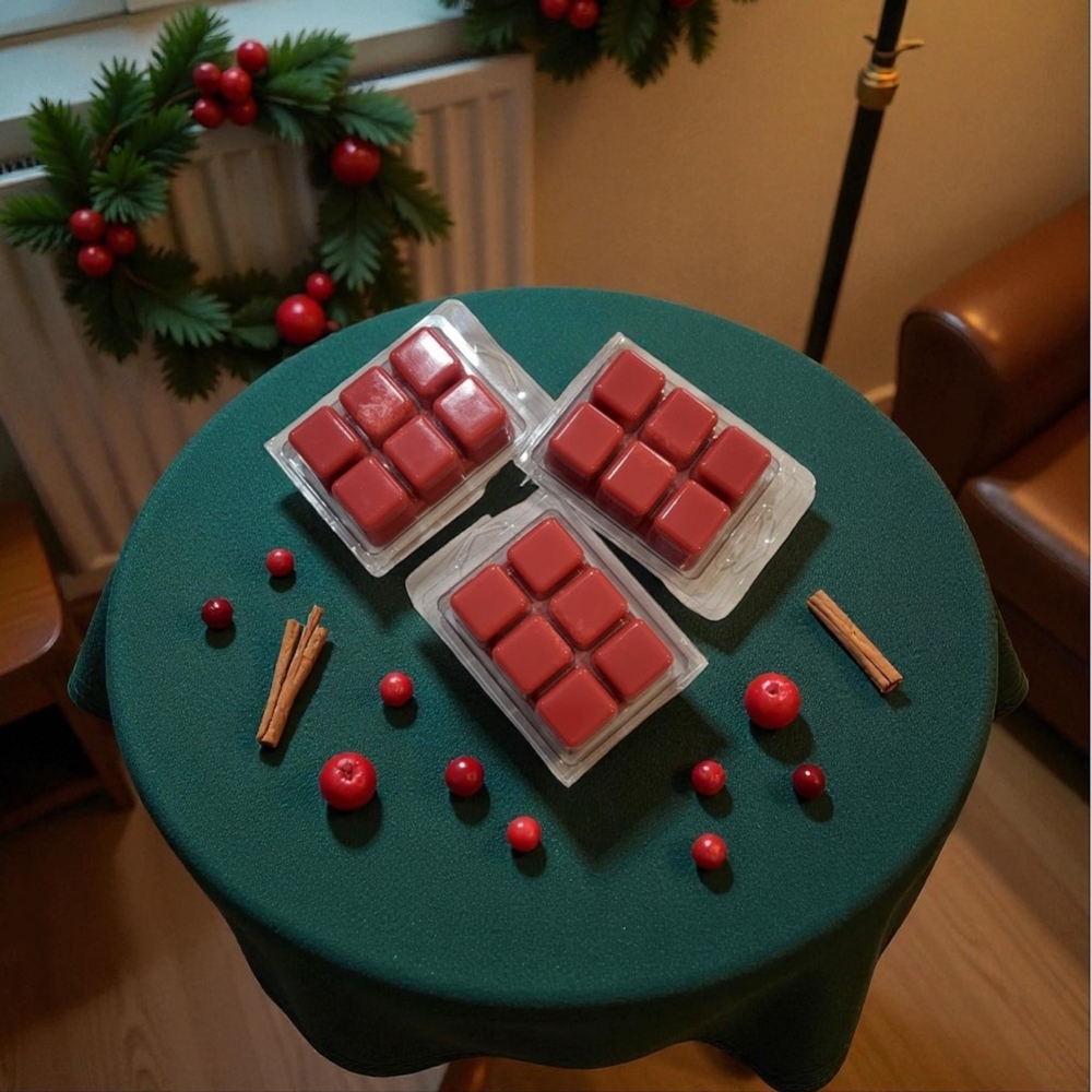 Soy Wax Melts Spiced Cranberry Candle Melts Orchid & Vine